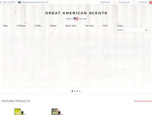 Tablet Screenshot of greatamericanscents.com